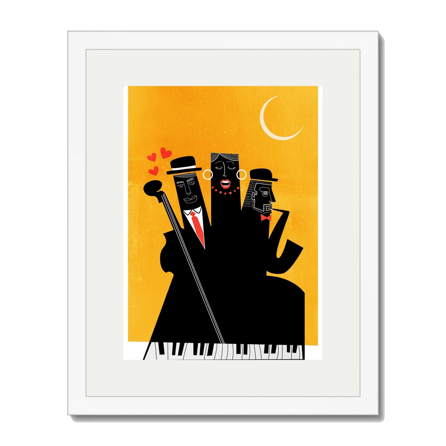 CASABLANCA JAZZ YELLOW | PRINT