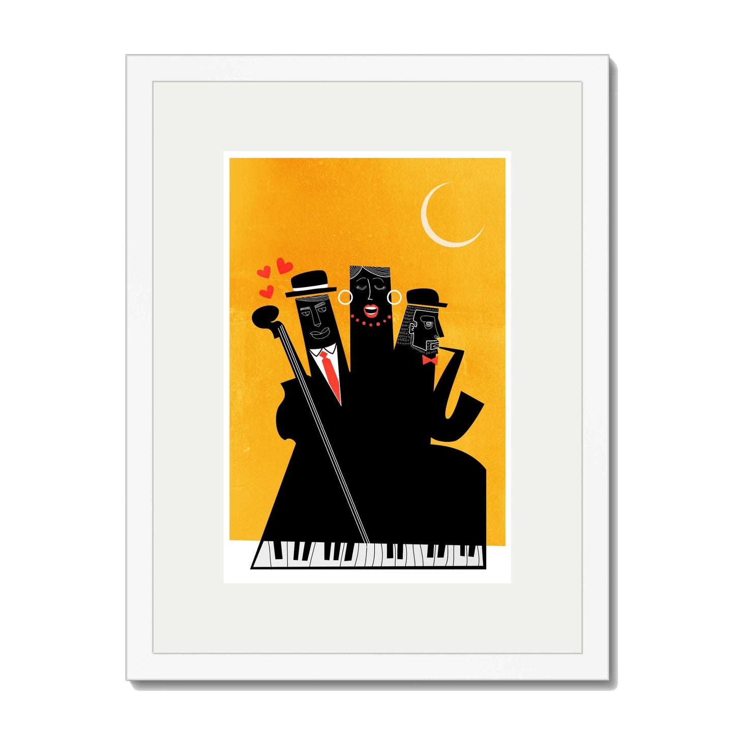 CASABLANCA JAZZ YELLOW | PRINT