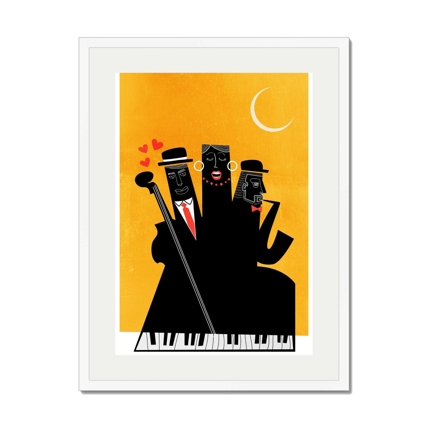 CASABLANCA JAZZ YELLOW | PRINT