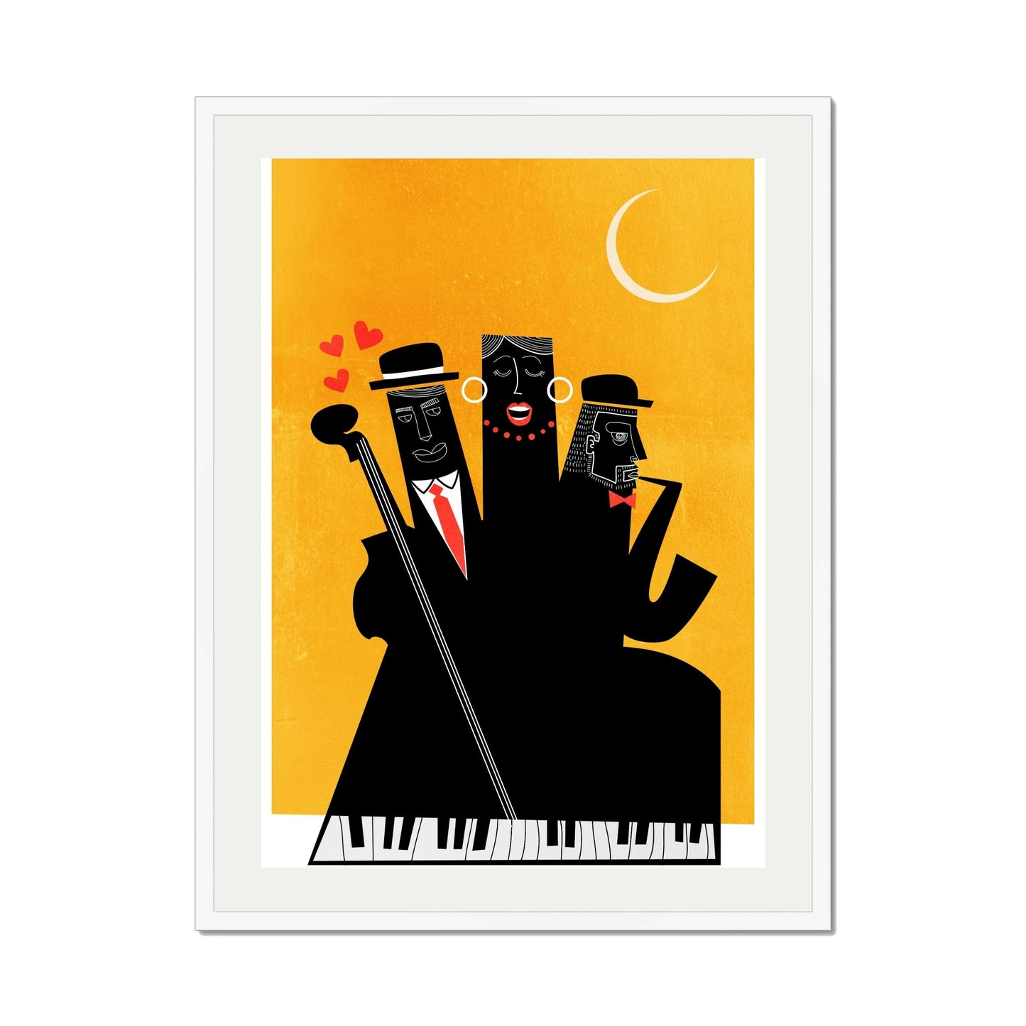 CASABLANCA JAZZ YELLOW | PRINT