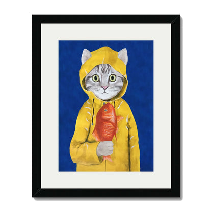 CAT WITH FISH | PRINT