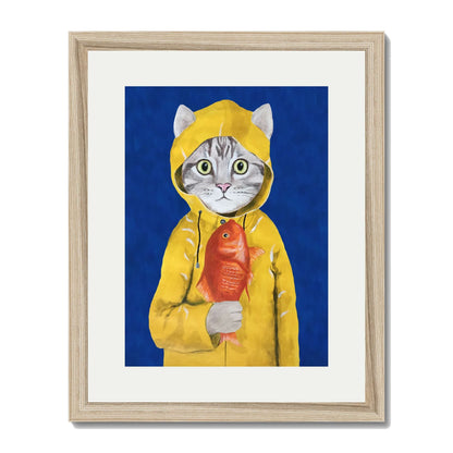 CAT WITH FISH | PRINT