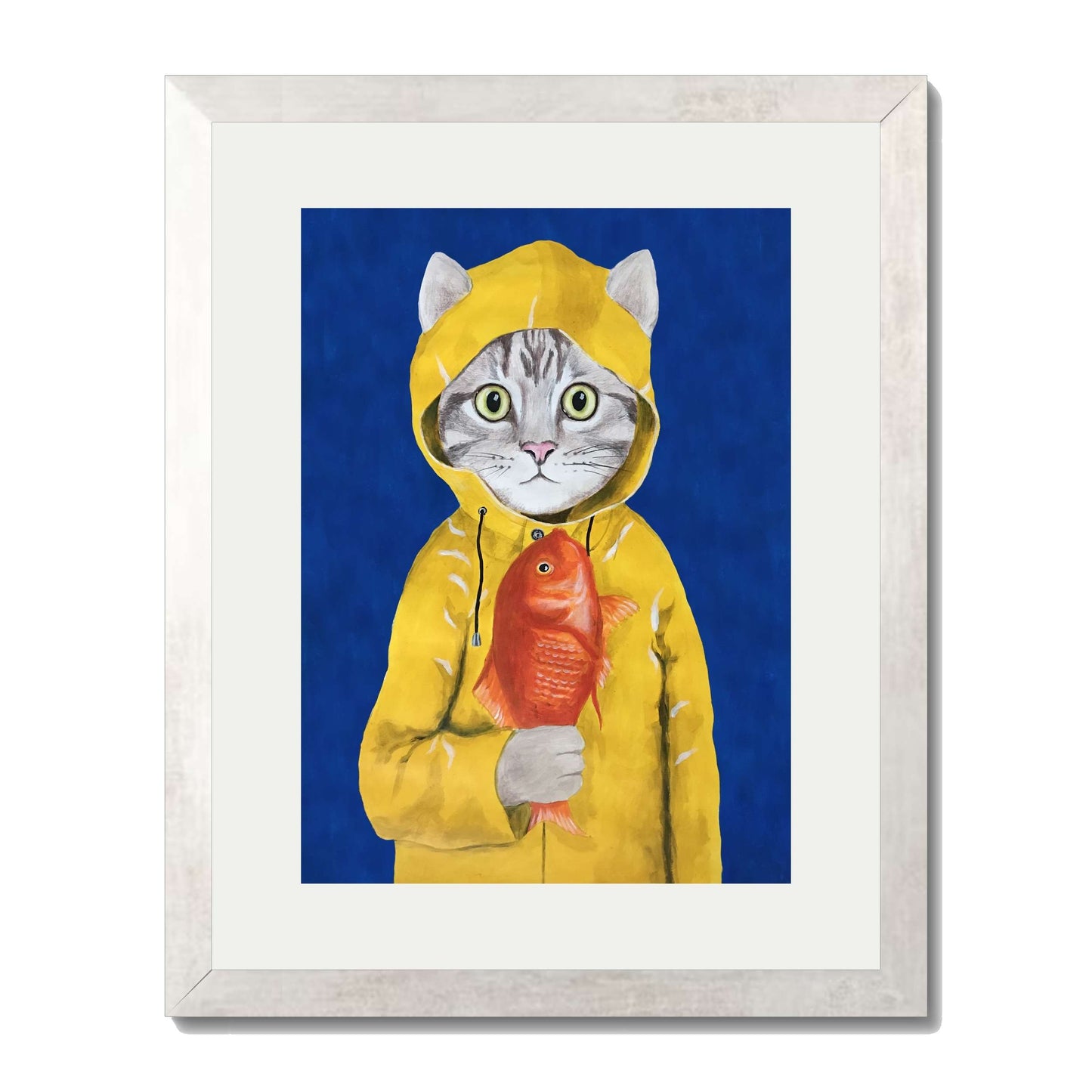 CAT WITH FISH | PRINT