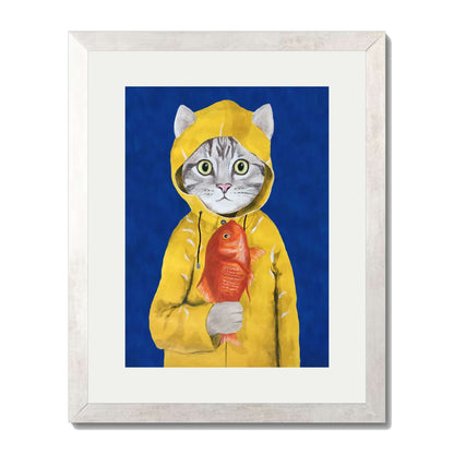 CAT WITH FISH | PRINT