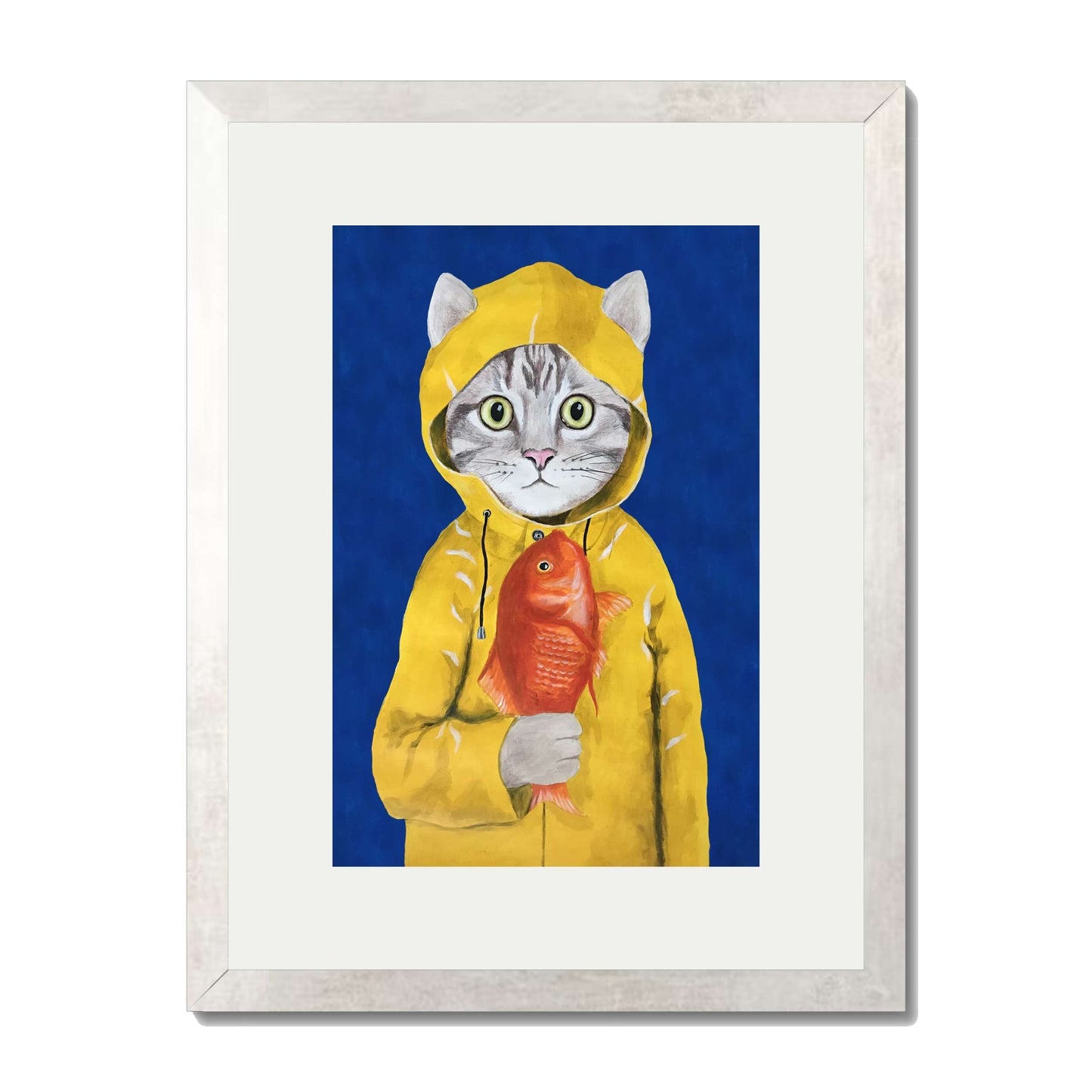 CAT WITH FISH | PRINT
