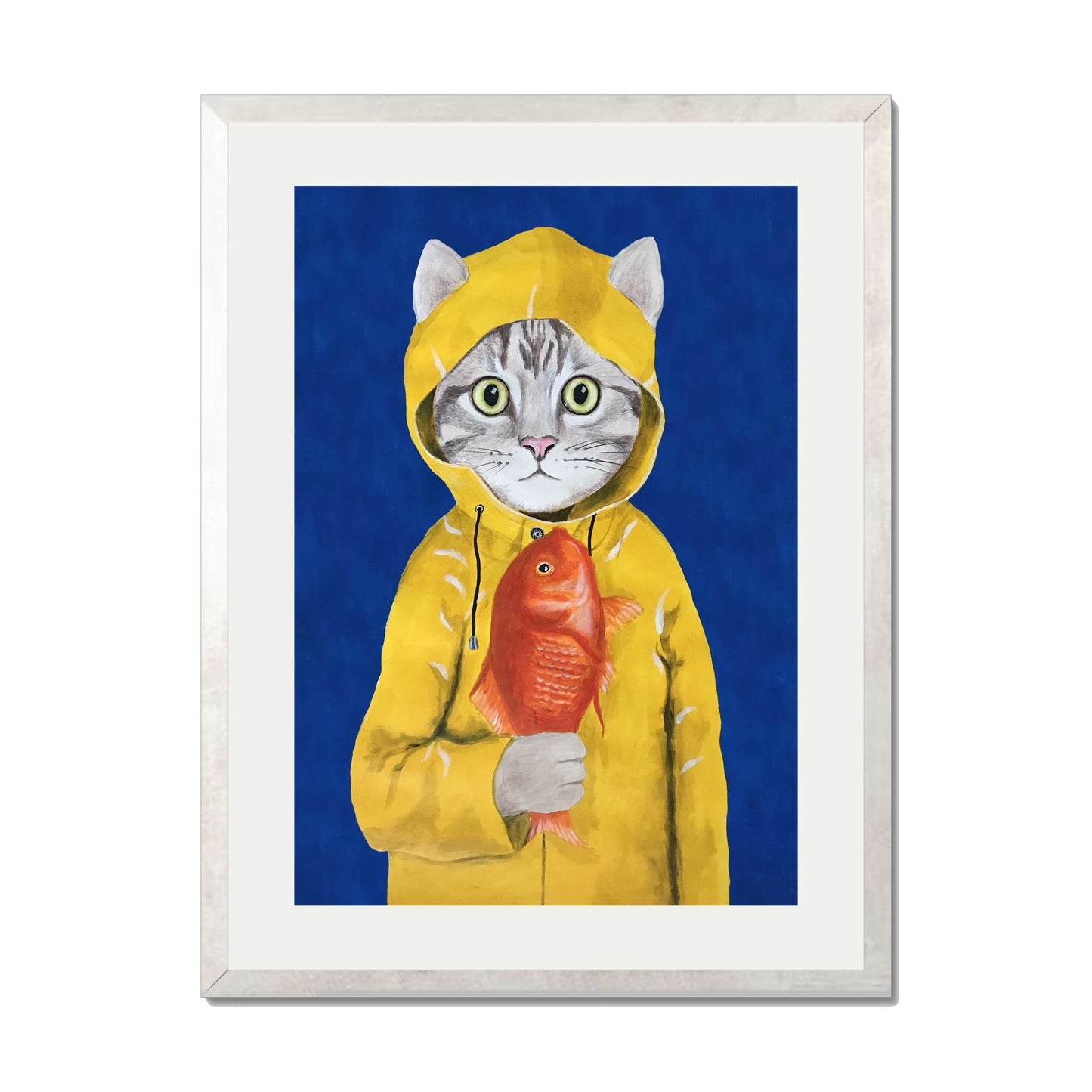 CAT WITH FISH | PRINT