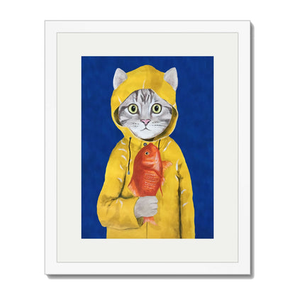 CAT WITH FISH | PRINT