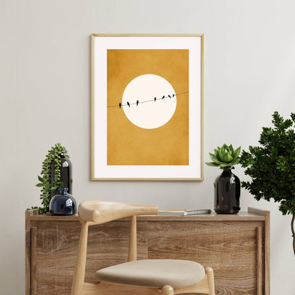 CHIRPING AND CHILLING (AT NIGHT) | PRINT