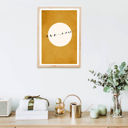 CHIRPING AND CHILLING (AT NIGHT) | PRINT
