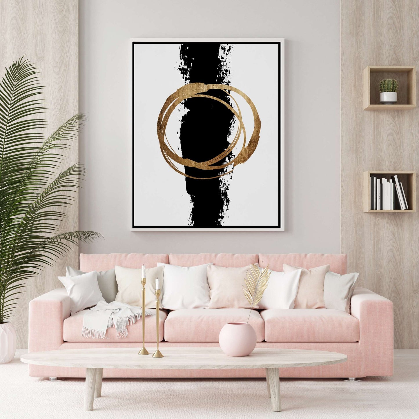 CIRCLE AND LINE | CANVAS