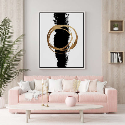 CIRCLE AND LINE | CANVAS