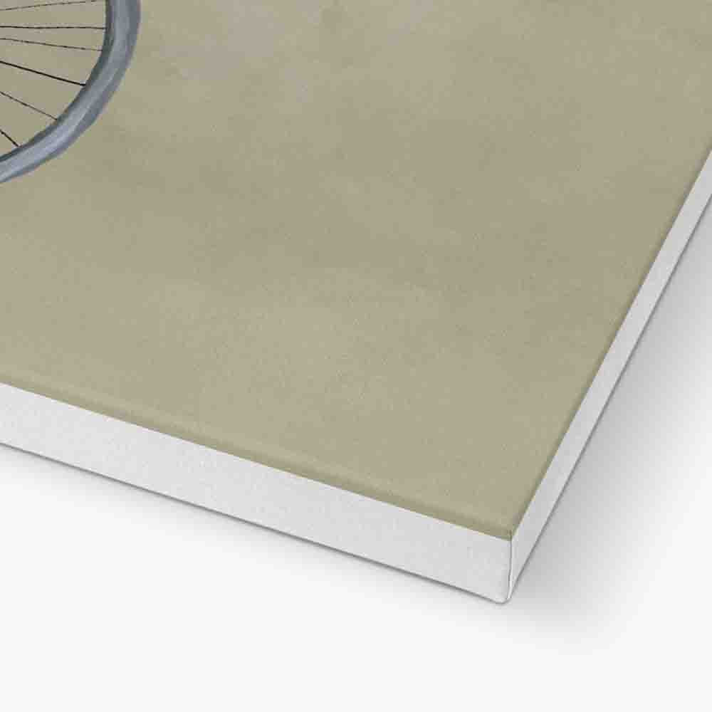 DACHSHUND ON BICYCLE | CANVAS
