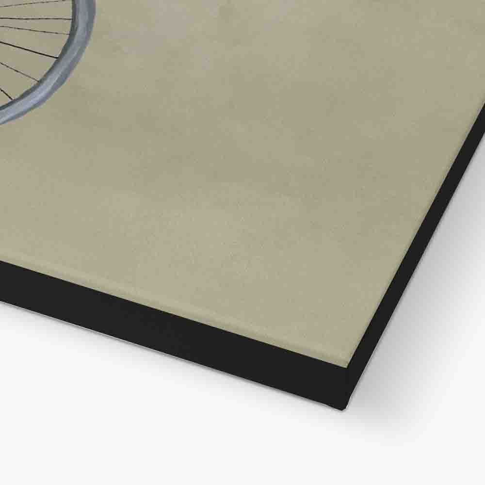 DACHSHUND ON BICYCLE | CANVAS