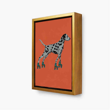 DALMATIAN WITH ROLLERSKATES | CANVAS