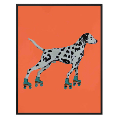 DALMATIAN WITH ROLLERSKATES | CANVAS