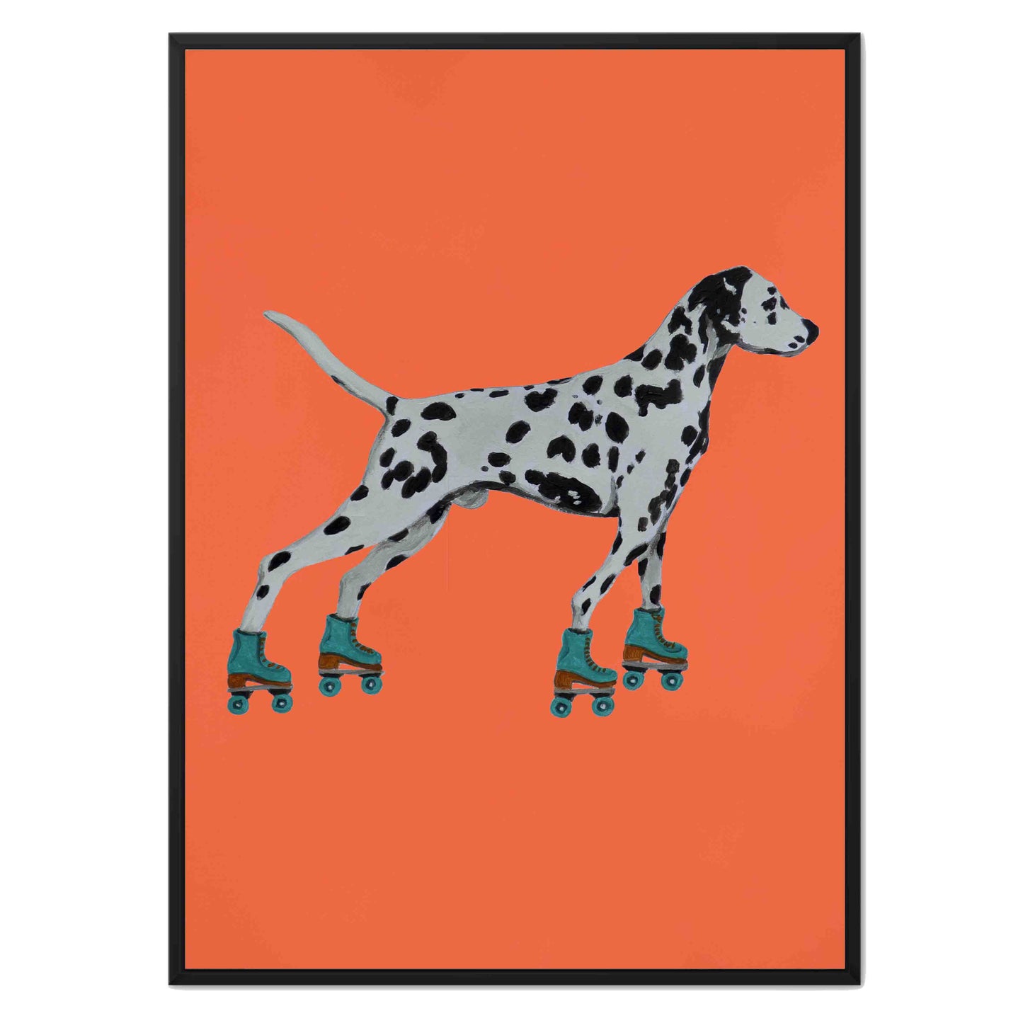 DALMATIAN WITH ROLLERSKATES | CANVAS