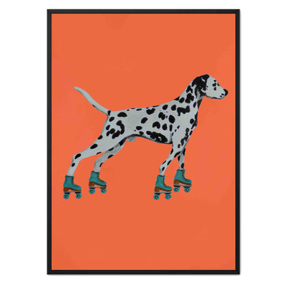 DALMATIAN WITH ROLLERSKATES | CANVAS