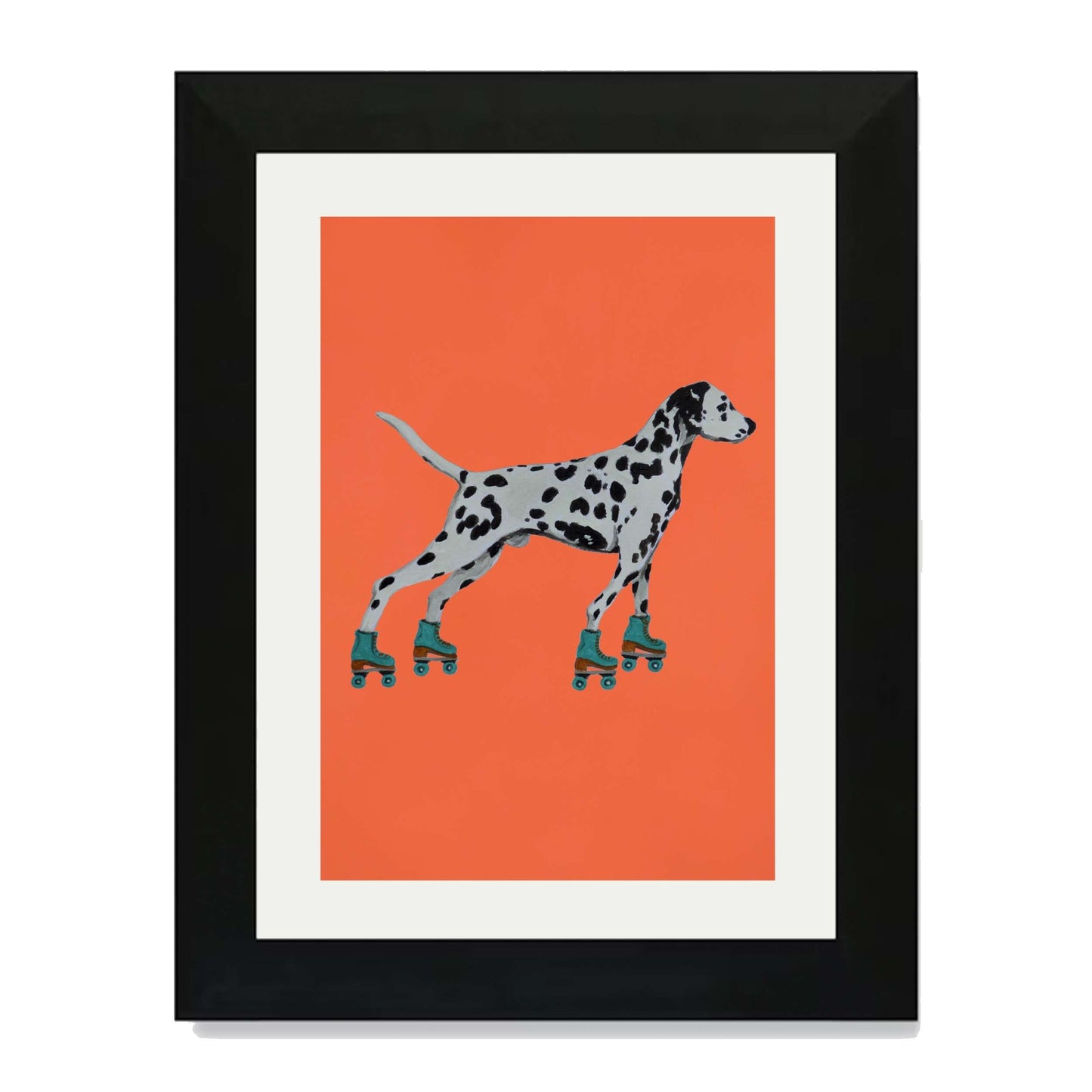 DALMATIAN WITH ROLLERSKATES | PRINT