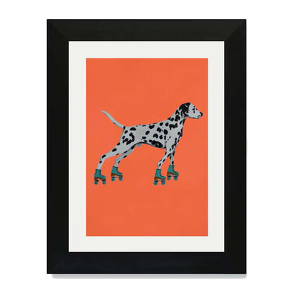 DALMATIAN WITH ROLLERSKATES | PRINT