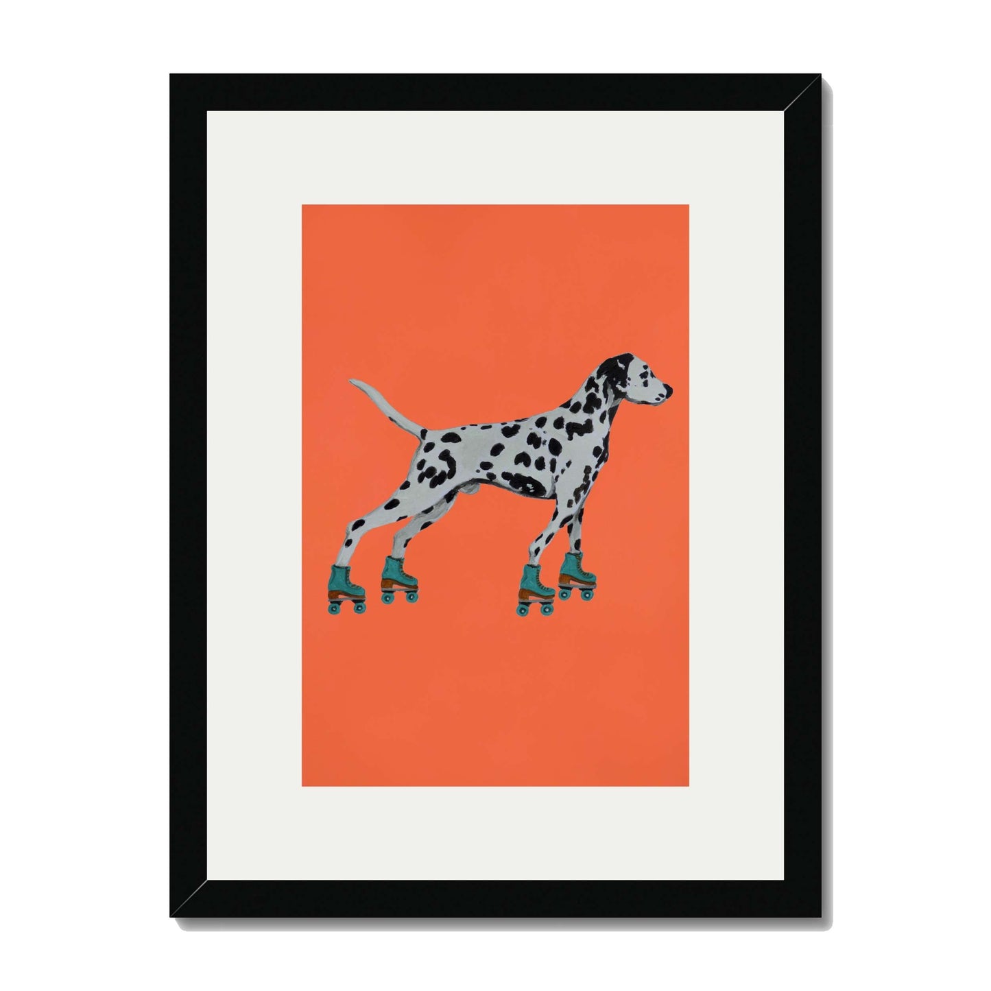 DALMATIAN WITH ROLLERSKATES | PRINT