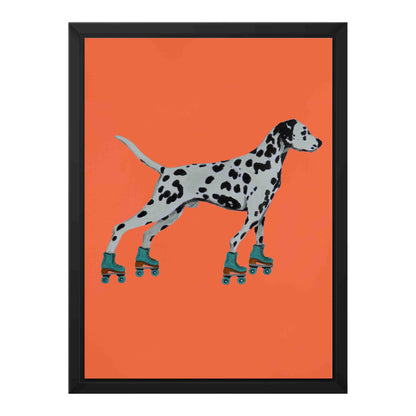 DALMATIAN WITH ROLLERSKATES | CANVAS