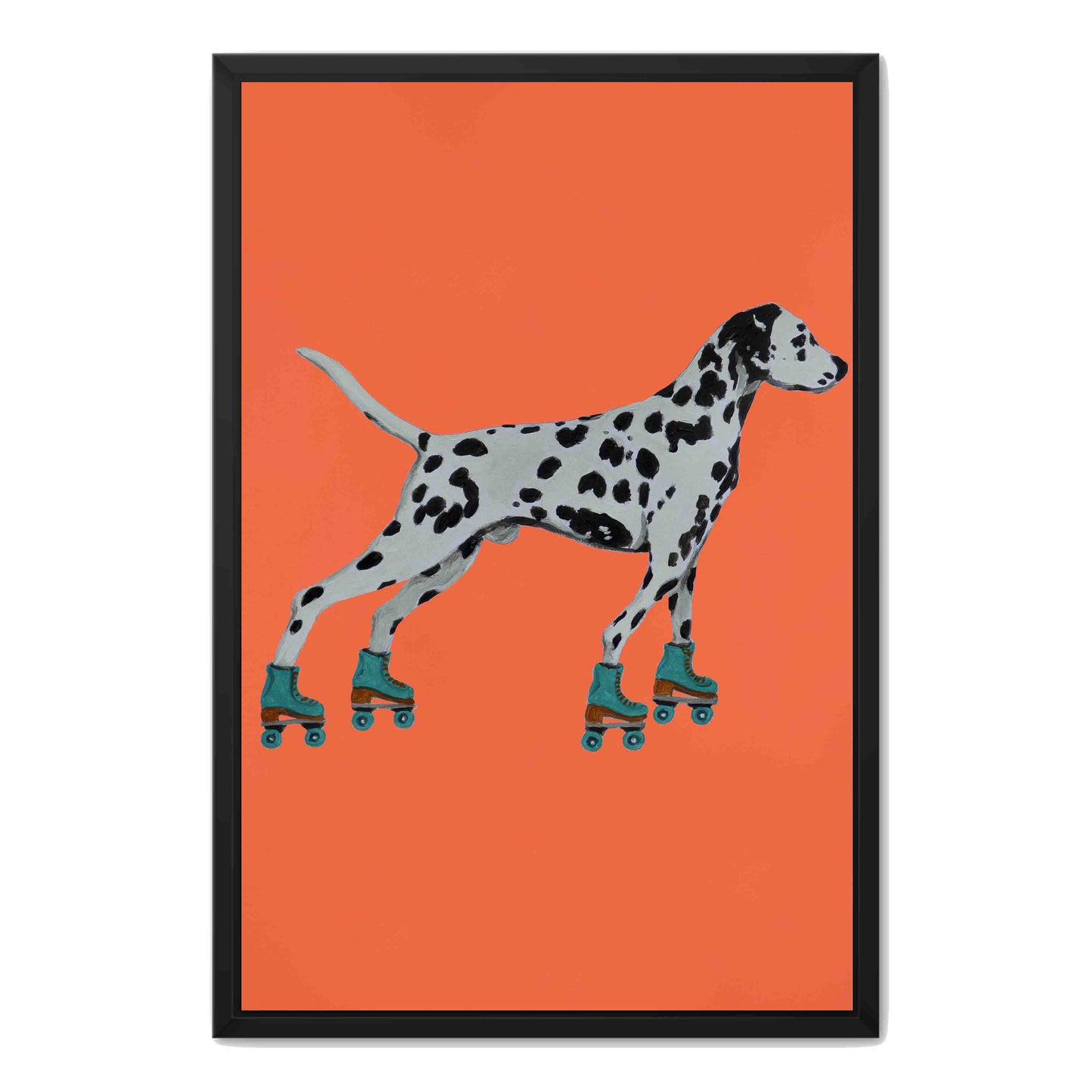 DALMATIAN WITH ROLLERSKATES | CANVAS