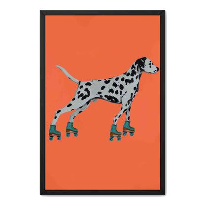 DALMATIAN WITH ROLLERSKATES | CANVAS