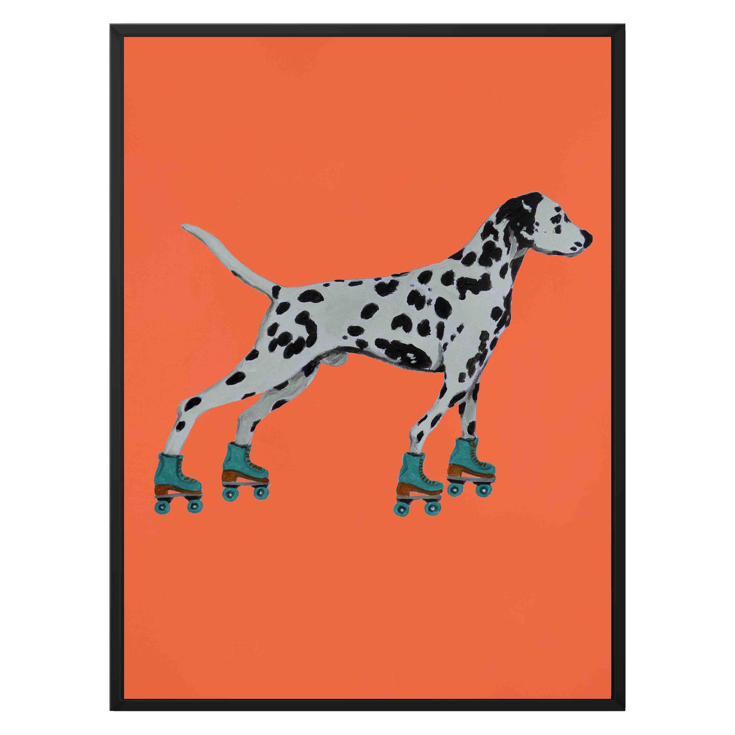 DALMATIAN WITH ROLLERSKATES | CANVAS