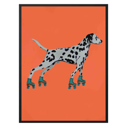 DALMATIAN WITH ROLLERSKATES | CANVAS