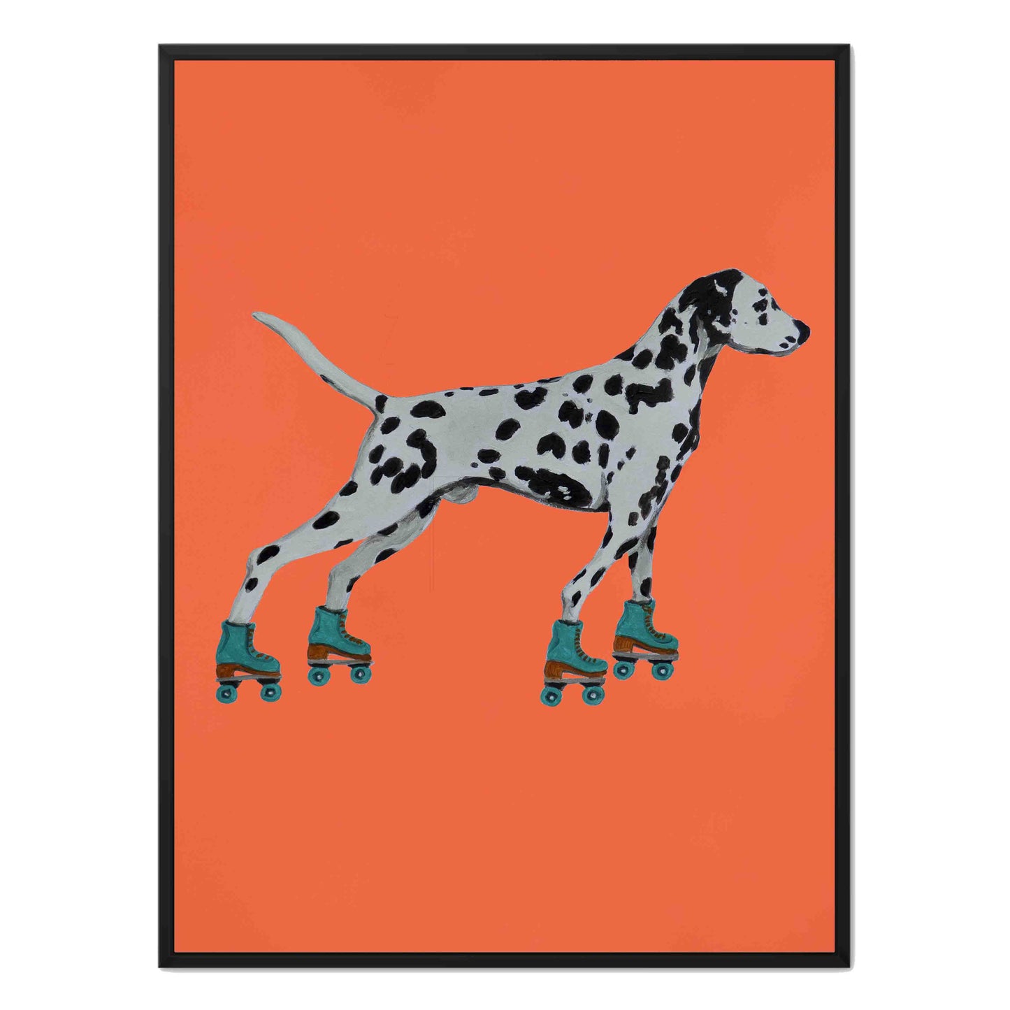 DALMATIAN WITH ROLLERSKATES | CANVAS