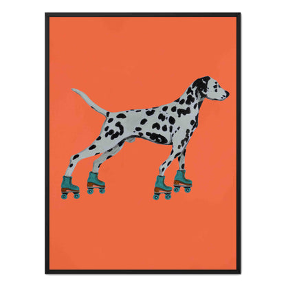 DALMATIAN WITH ROLLERSKATES | CANVAS