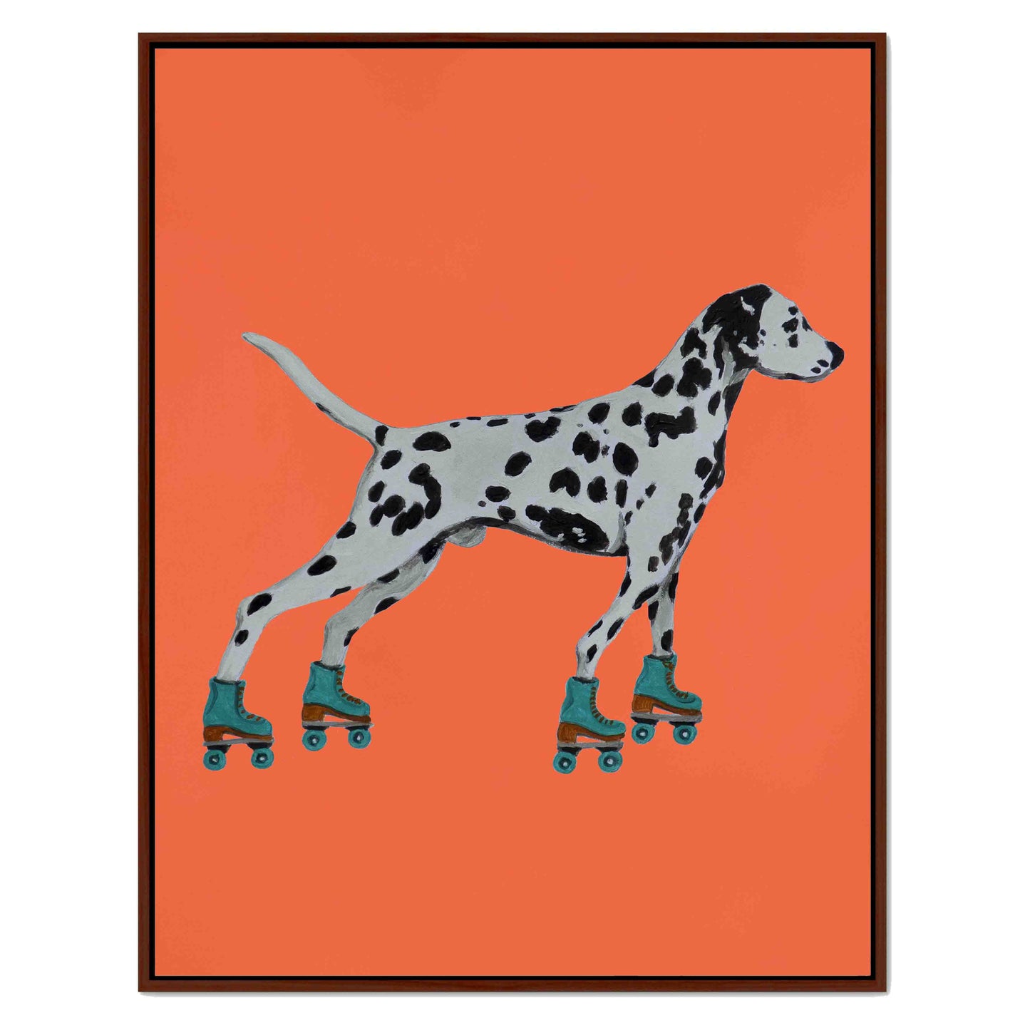 DALMATIAN WITH ROLLERSKATES | CANVAS