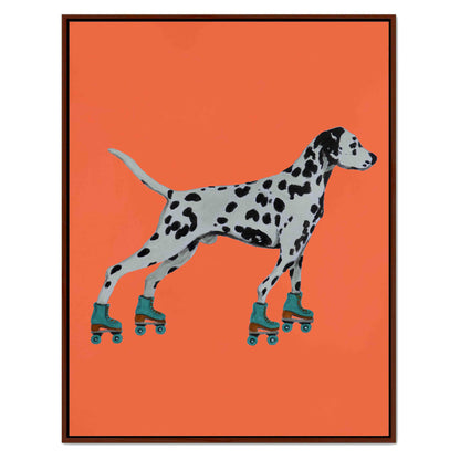 DALMATIAN WITH ROLLERSKATES | CANVAS