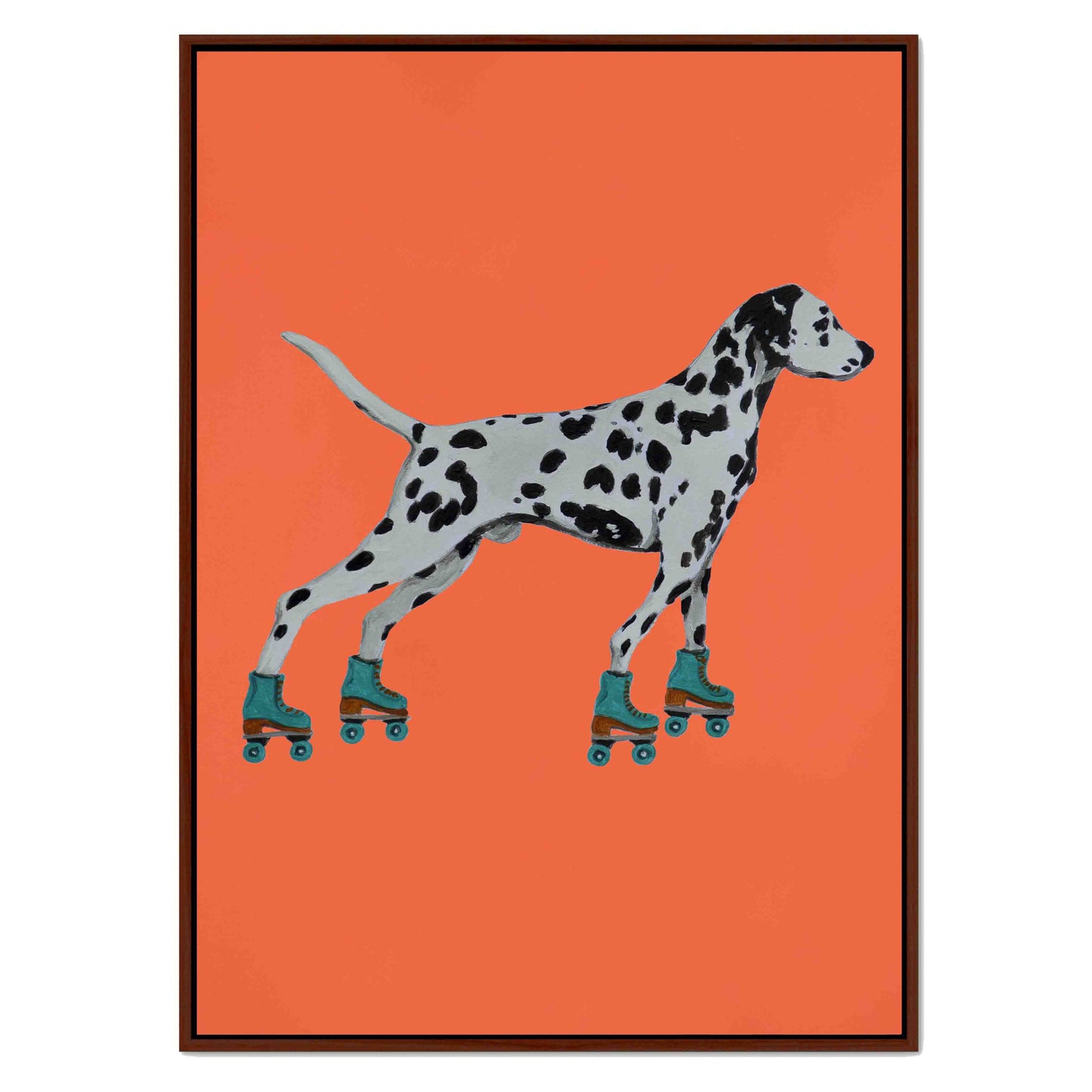 DALMATIAN WITH ROLLERSKATES | CANVAS