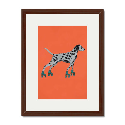 DALMATIAN WITH ROLLERSKATES | PRINT