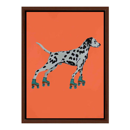 DALMATIAN WITH ROLLERSKATES | CANVAS