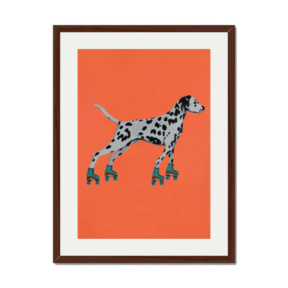 DALMATIAN WITH ROLLERSKATES | PRINT