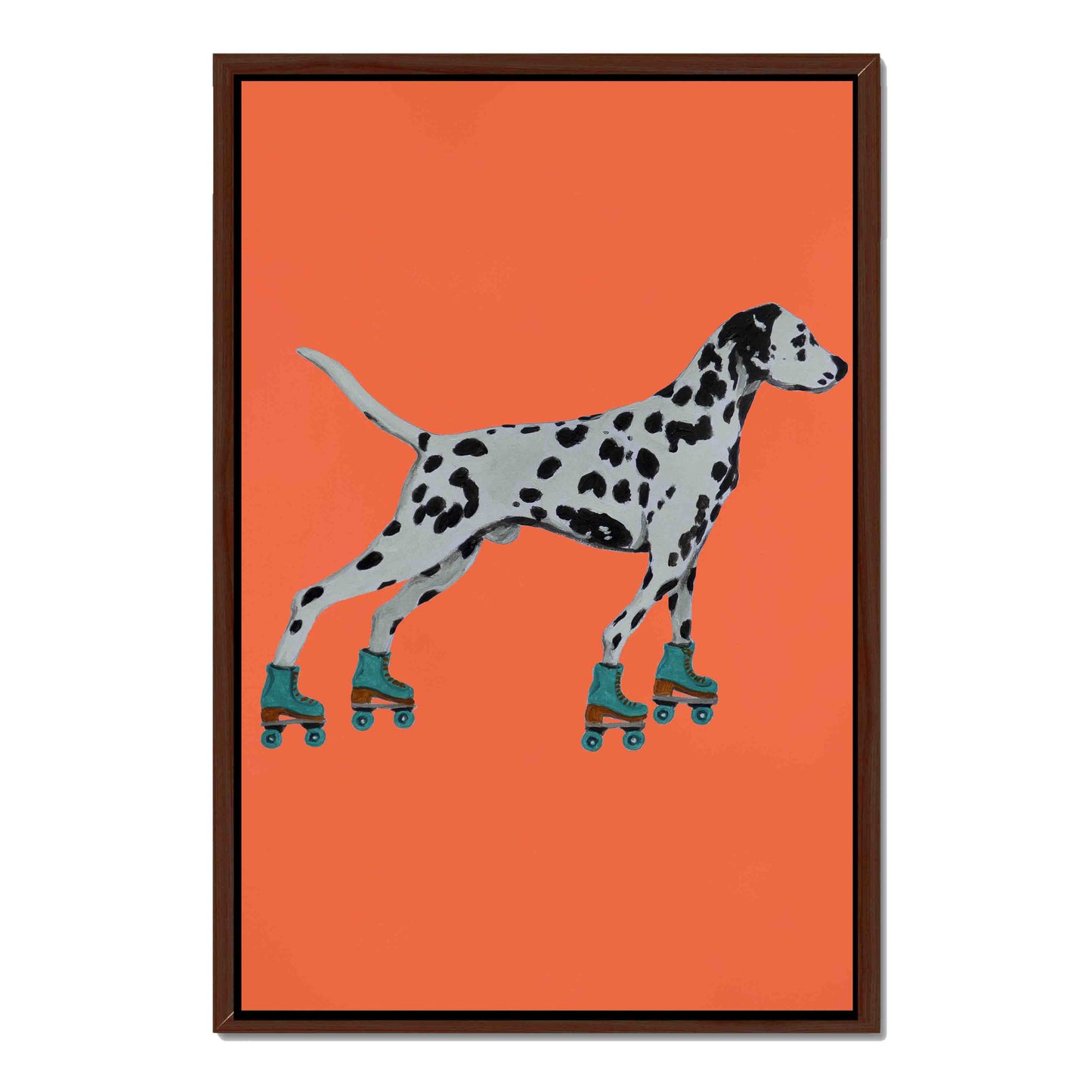 DALMATIAN WITH ROLLERSKATES | CANVAS