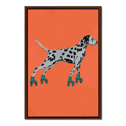 DALMATIAN WITH ROLLERSKATES | CANVAS