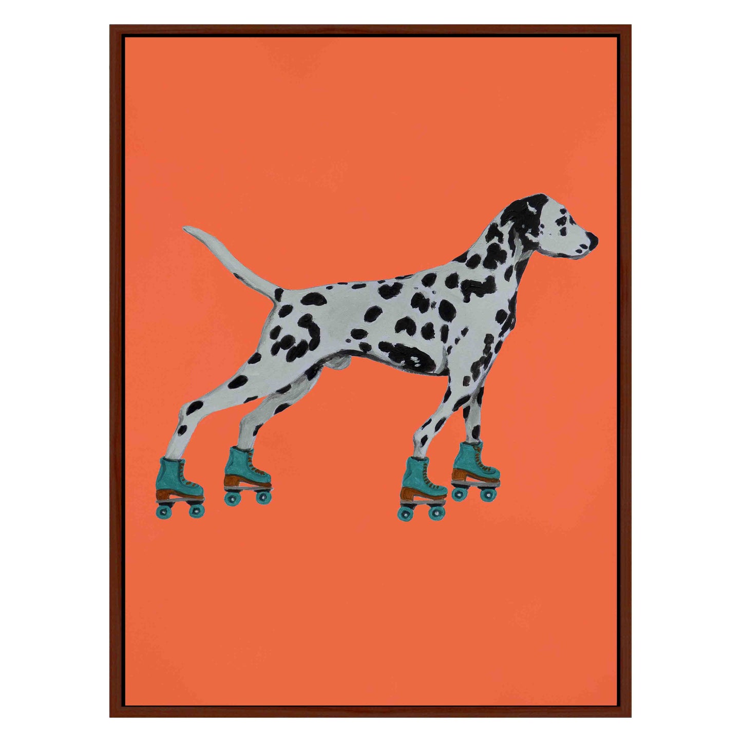 DALMATIAN WITH ROLLERSKATES | CANVAS