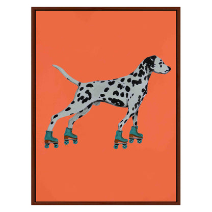 DALMATIAN WITH ROLLERSKATES | CANVAS