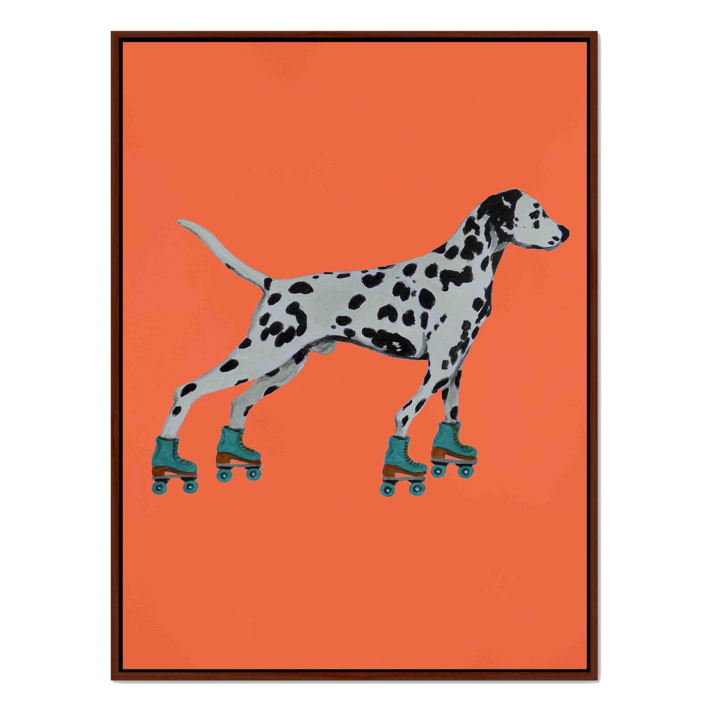 DALMATIAN WITH ROLLERSKATES | CANVAS