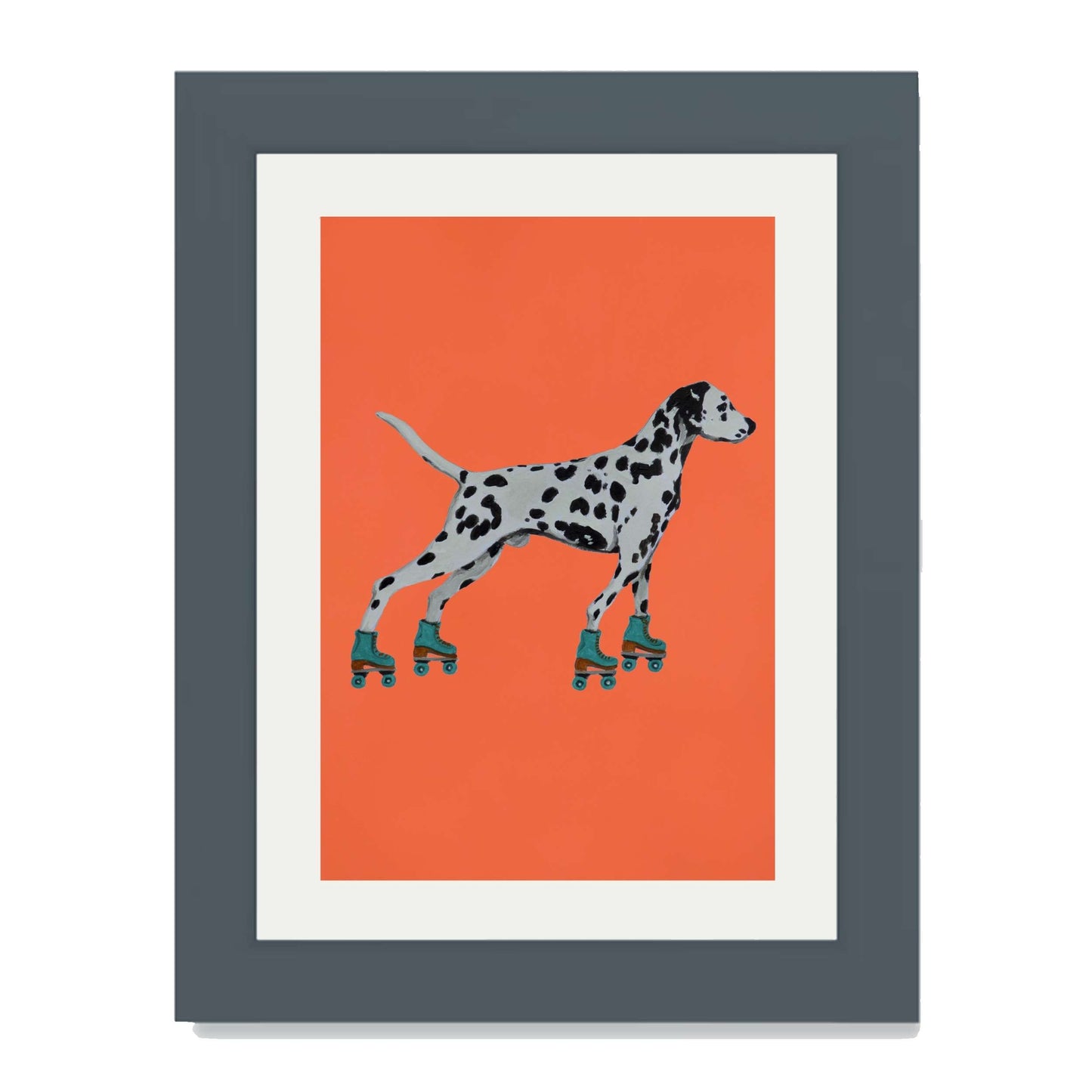 DALMATIAN WITH ROLLERSKATES | PRINT