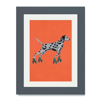 DALMATIAN WITH ROLLERSKATES | PRINT