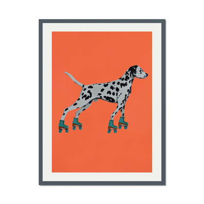 DALMATIAN WITH ROLLERSKATES | PRINT