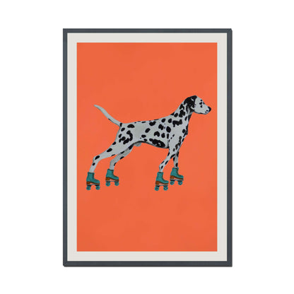 DALMATIAN WITH ROLLERSKATES | PRINT