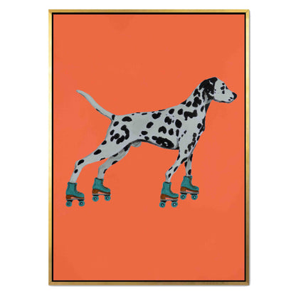 DALMATIAN WITH ROLLERSKATES | CANVAS
