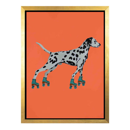 DALMATIAN WITH ROLLERSKATES | CANVAS