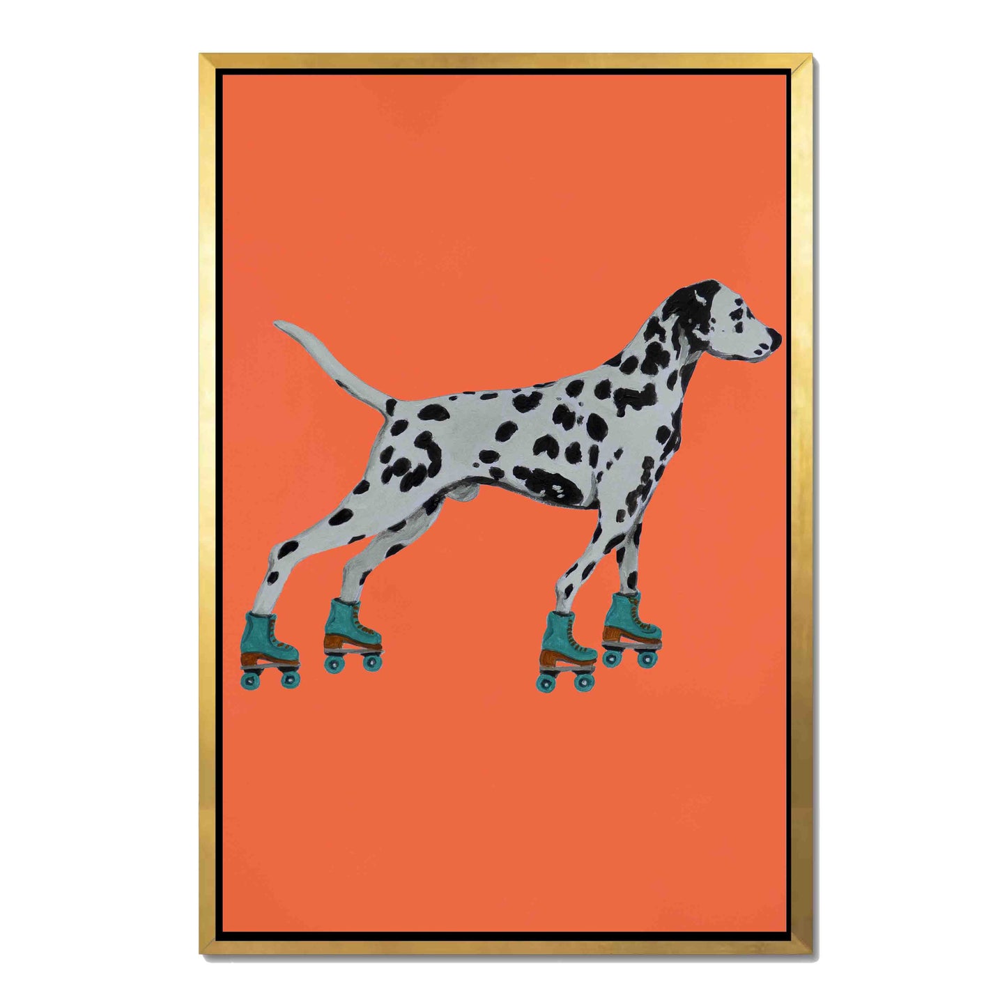 DALMATIAN WITH ROLLERSKATES | CANVAS