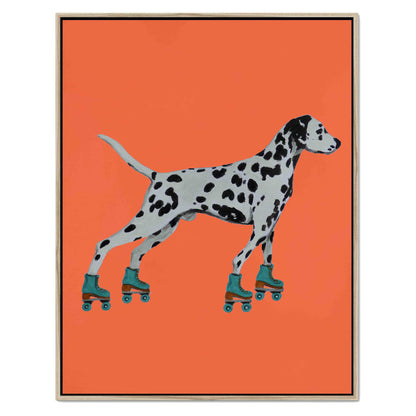 DALMATIAN WITH ROLLERSKATES | CANVAS